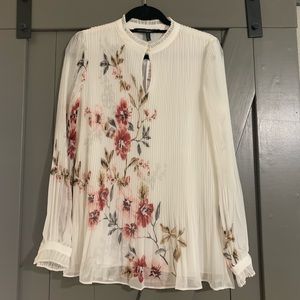 NWT pleated blouse